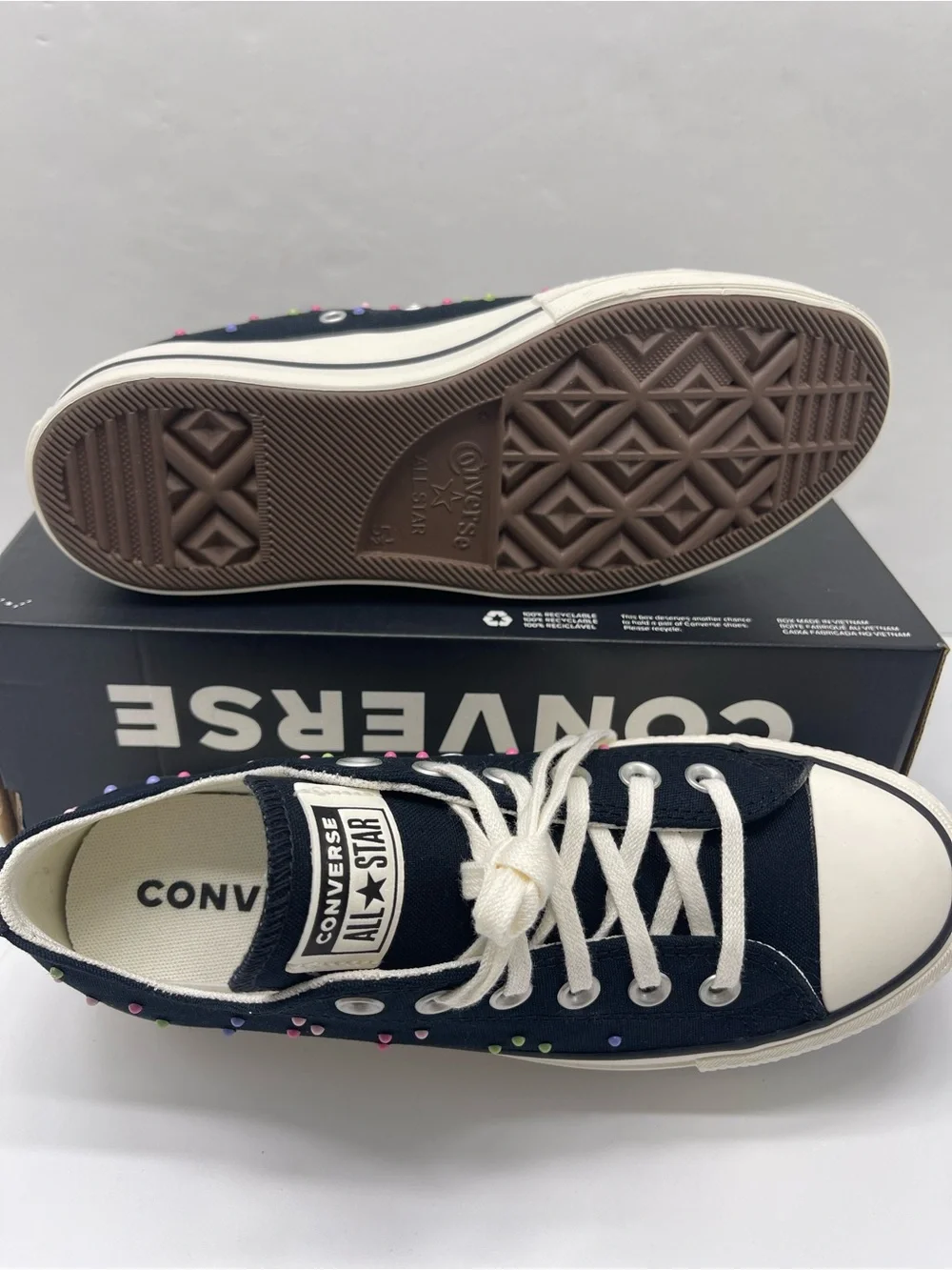 Converse WMNS A19141C CTAS LIFT OX
BLACK/PINK/FRESH CUT Platform Sneakers - Picture 3 of 16